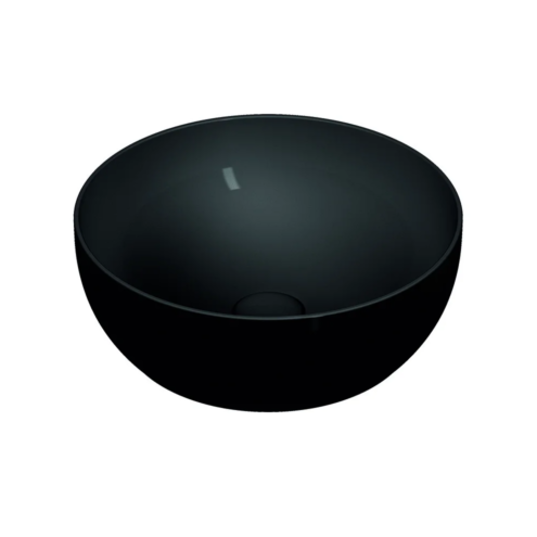 VitrA Outline 40 cm Mat Siyah Yuvarlak Lavabo