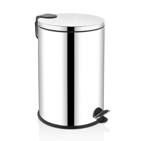 Rulopak Pedallı 12 L Paslanmaz Çöp Kovası