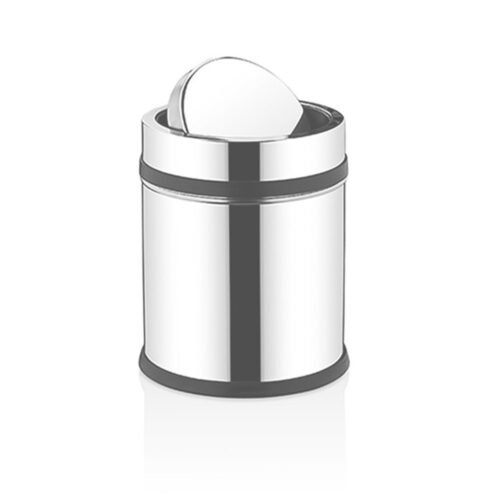 Rulopak Döner Kapak 5 L Paslanmaz Çöp Kovası