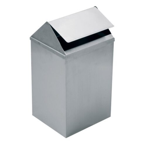 Rulopak Paslanmaz Sallanır Kapak Çöp Kovası 6 Litre