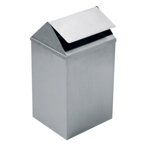 Rulopak Sallanır Kapak 25 L Paslanmaz Çöp Kovası