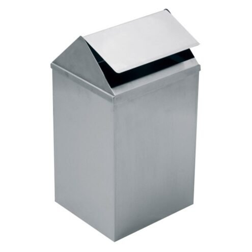 Rulopak Sallanır Kapak 36 L Paslanmaz Çöp Kovası