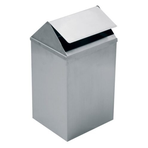 Rulopak Sallanır Kapak 45 L Paslanmaz Çöp Kovası