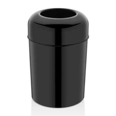 Rulopak Pota Kapak 15 L Siyah Çöp Kovası