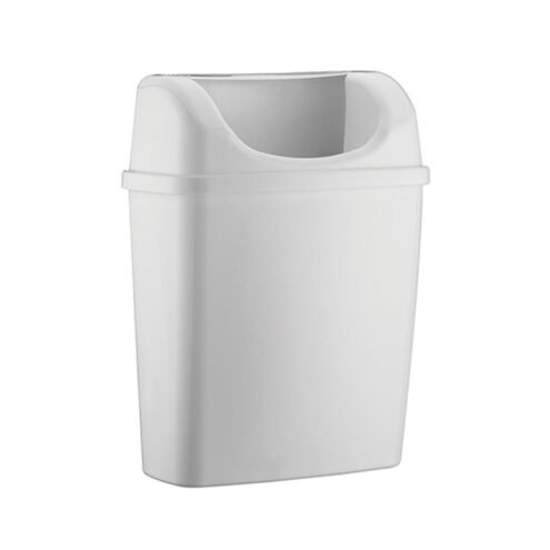 Rulopak Duvara Monte 6 L Beyaz Çöp Kovası