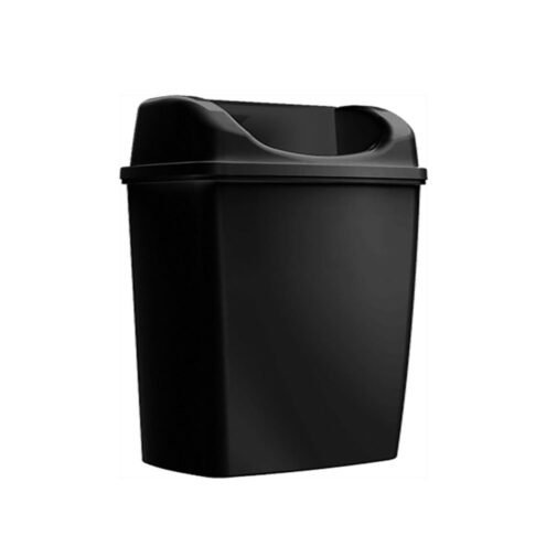 Rulopak Duvara Monte 6 L Siyah Çöp Kovası