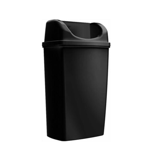 Rulopak Duvara Monte 25 L Siyah Çöp Kovası