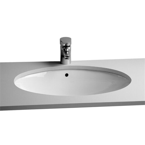 VitrA S20 Beyaz Tezgahaltı Lavabo, Oval, 60x45 cm Armatür Deliksiz, Su Taşma Delikli