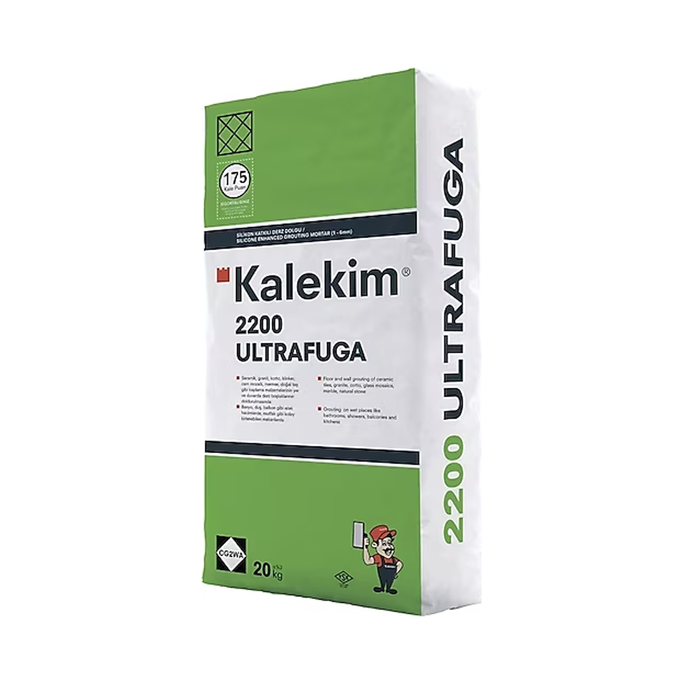 Kalekim 2200 Ultrafuga silikon katkılı derz dolgu