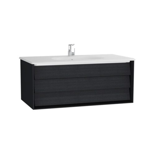 VitrA Frame 100 cm Siyah Çekmeceli Lavabo Alt Dolabı