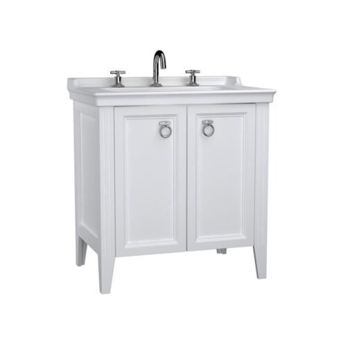 VitrA Valarte 80 cm Mat Beyaz Kapaklı Lavabo Alt Dolabı