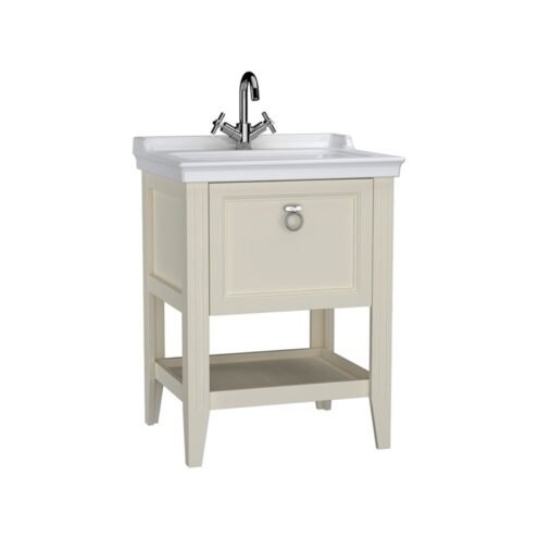 VitrA Valarte 65 cm Mat Fildişi Çekmeceli Lavabo Alt Dolabı