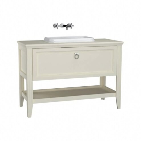 VitrA Valarte 120 cm Mat Fildişi Çekmeceli Lavabo Alt Dolabı