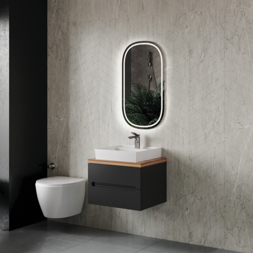 Denko Violet 60 cm Lake Banyo Dolabı