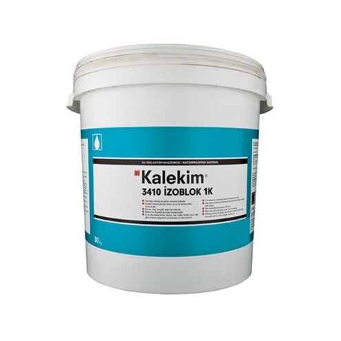 Kalekim 3410 İzoblok 1K 30 kg Bitüm Kauçuk Su Yalıtım Malzemesi