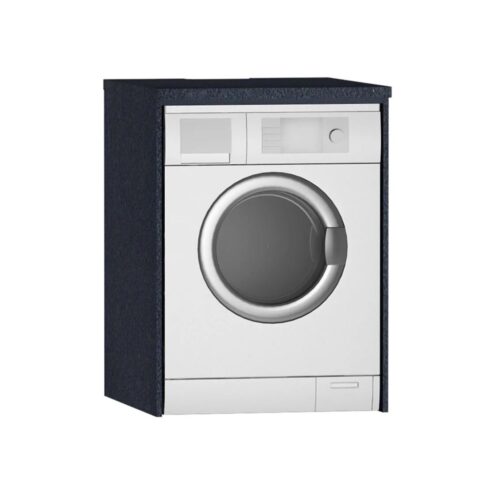 Vitra U Oyuklu Parlak Antrasit Çamaşır Makinesi Paneli
