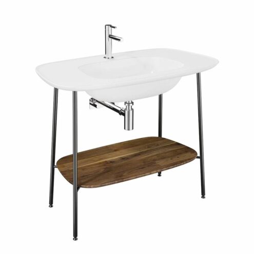 VitrA Plural 100 cm Amerikan Ceviz Lavabo Alt Dolabı