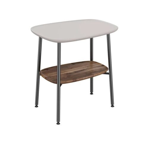 VitrA Plural 55 cm Mat Bej-Koyu Meşe Küçük Masa