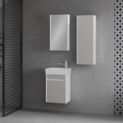 Denko Natalia 40 cm Banyo Dolabı Takımı