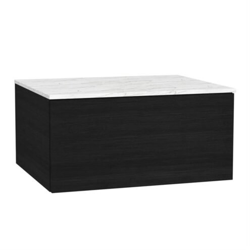 VitrA Origin 60 cm Hareli Siyah Meşe Çekmeceli Orta Ünite