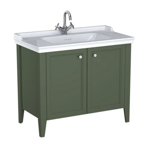 VitrA Valarte Neo 100 cm Retro Yeşil Lavabo Alt Dolabı