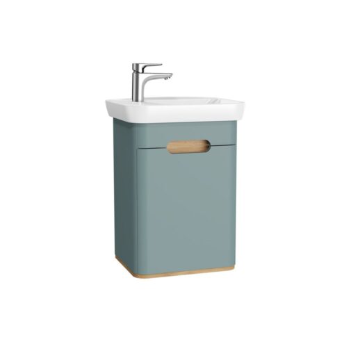 VitrA Sento 50 cm Mat Fiyord Yeşili Sol Açılır Lavabo Alt Dolabı