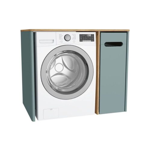 VitrA Sento 105 cm Mat Fiyord Yeşili Sağ Açılır Çamaşır Makinesi Dolabı