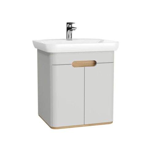 VitrA Sento 65 cm Mat Açık Gri Lavabo Alt Dolabı