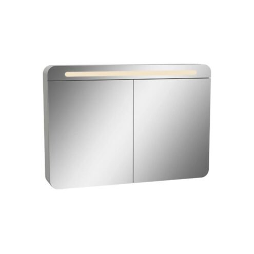 VitrA Sento 100 cm Mat Açık Gri Dolaplı Ayna