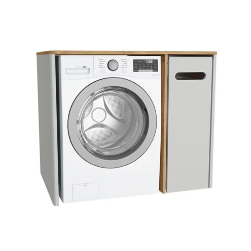 VitrA Sento 105 cm Mat Açık Gri Sağ Açılır Çamaşır Makinesi Dolabı