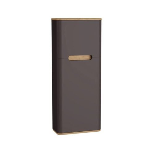 VitrA Sento 50 cm Mat Antrasit Sağ Açılır Dar Boy Dolabı