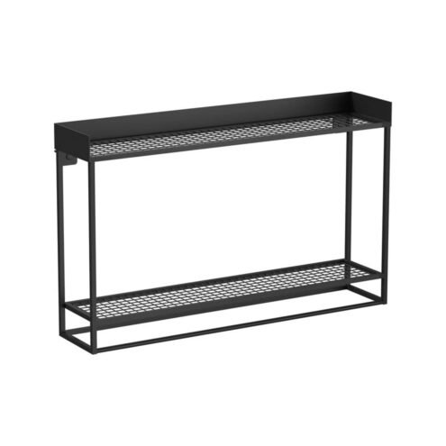 VitrA ArchiPlan 60 cm Siyah Metal Duble Raf