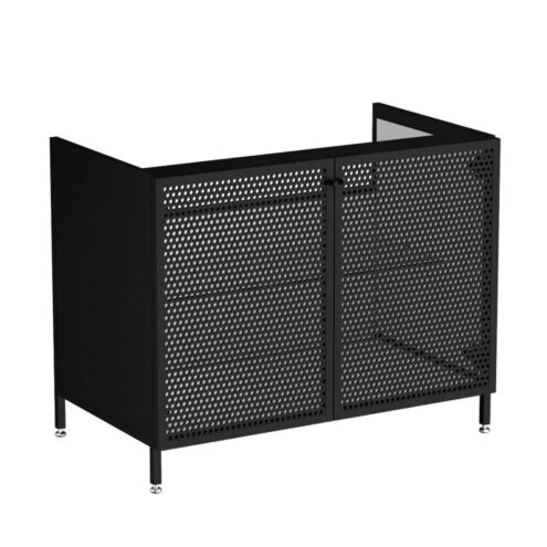 VitrA Liquid 100 cm Metal Kapaklı Ayaklı Lavabo Alt Dolabı