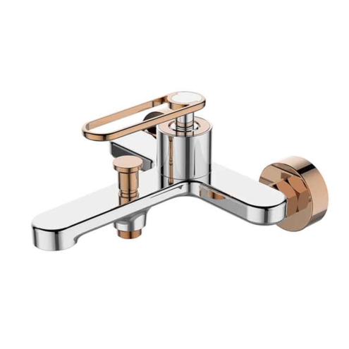 Newarc Zeta Krom Parlak Bakır Banyo Bataryası