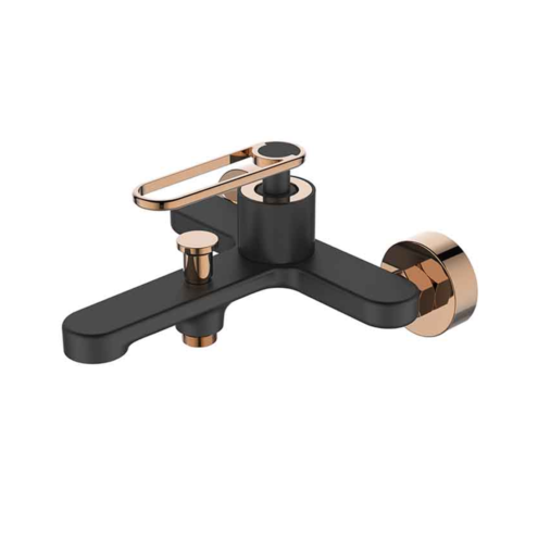 Newarc Zeta Siyah Parlak Bakır Banyo Bataryası (Outlet)