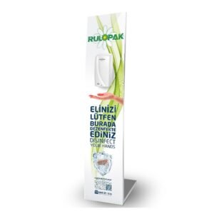 Rulopak Alüminyum El Dezenfektan Standı