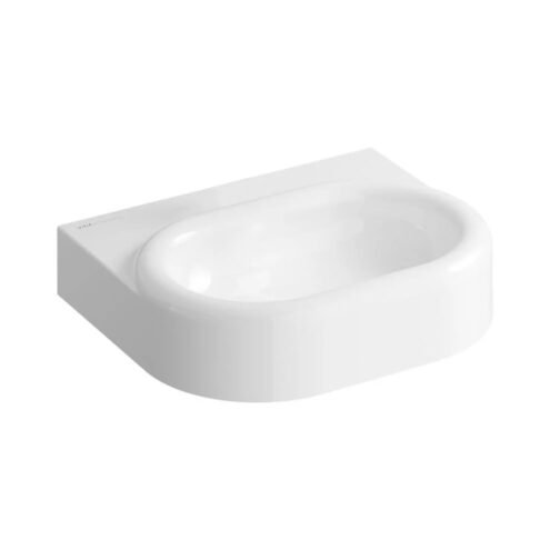 VitrA Liquid 60 cm Beyaz Armatür Deliksiz Su Taşma Deliksiz Lavabo
