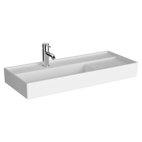 VitrA ArchiPlan 90 cm Beyaz Su Taşma Deliksiz Dar Lavabo