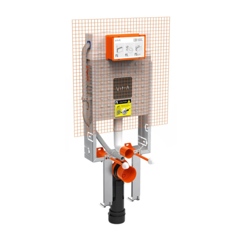 Vitra 2 5/4 lt Asma Klozetler İçin Ayarlanabilir Kalın Metal Ayaklı Gömme Rezervuar