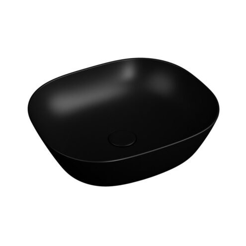 VitrA Plural Mat Siyah 45 cm Kare Çanak Lavabo