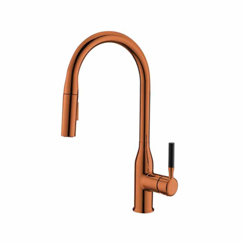 Newarc Step Parlak Bakır Spiralli Eviye Bataryası