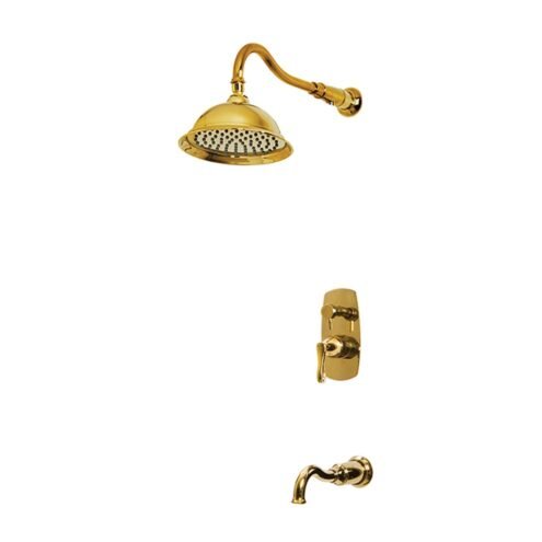 Newarc Golden Ankastre Altın Banyo Seti