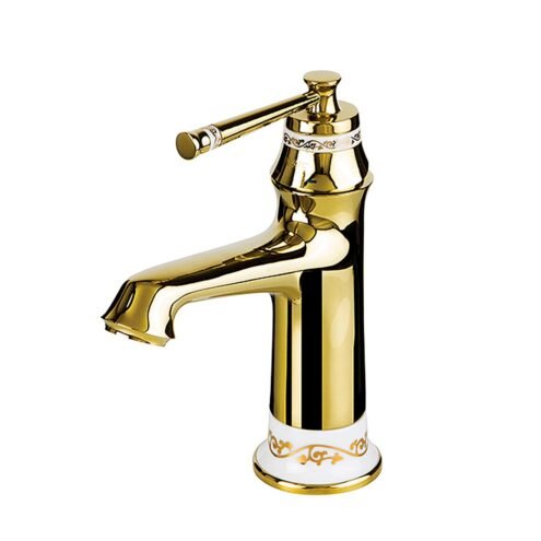 Newarc Pera Altın Lavabo Bataryası