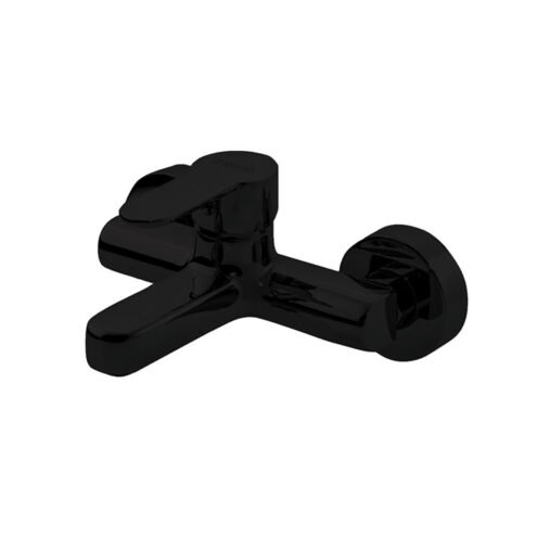 Newarc Domino Mat Siyah Aplike Lavabo Bataryası