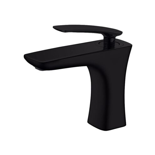 Newarc Life Mat Siyah Lavabo Bataryası