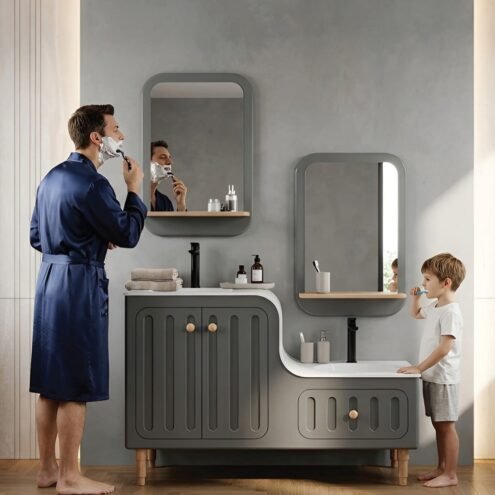 Denko Ada 120 cm Abdest Banyo Dolabı