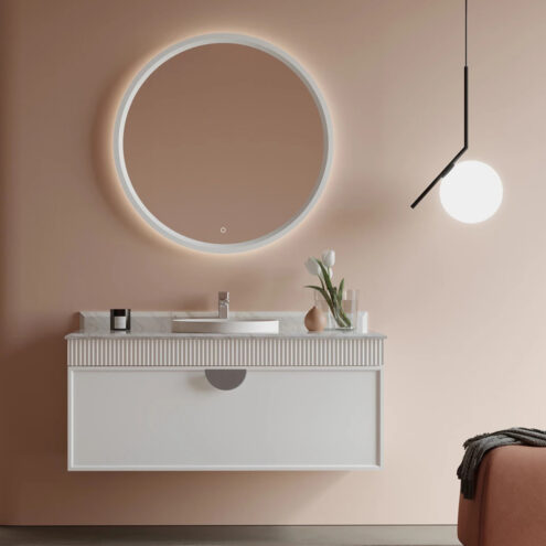 Orka Molino 120 cm beyaz banyo dolabı
