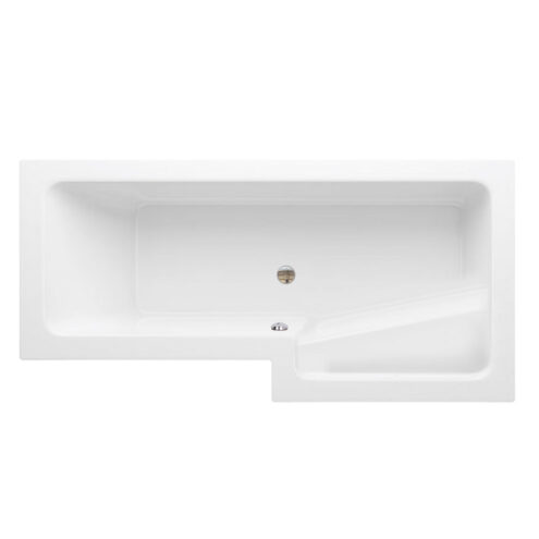 Shower Lucky 170×85×70 cm L tipi özel oturmalı küvet detay görünümü