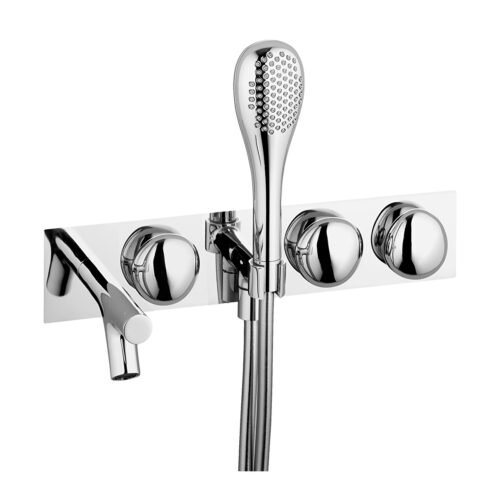 VitrA İstanbul A42848 Krom Ankastre Banyo Bataryası