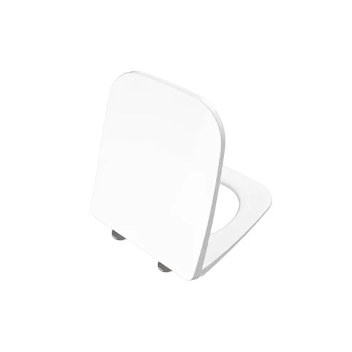 VitrA Universal Square Beyaz Super Slim Duroplast Yavaş Kapanır Klozet Kapağı